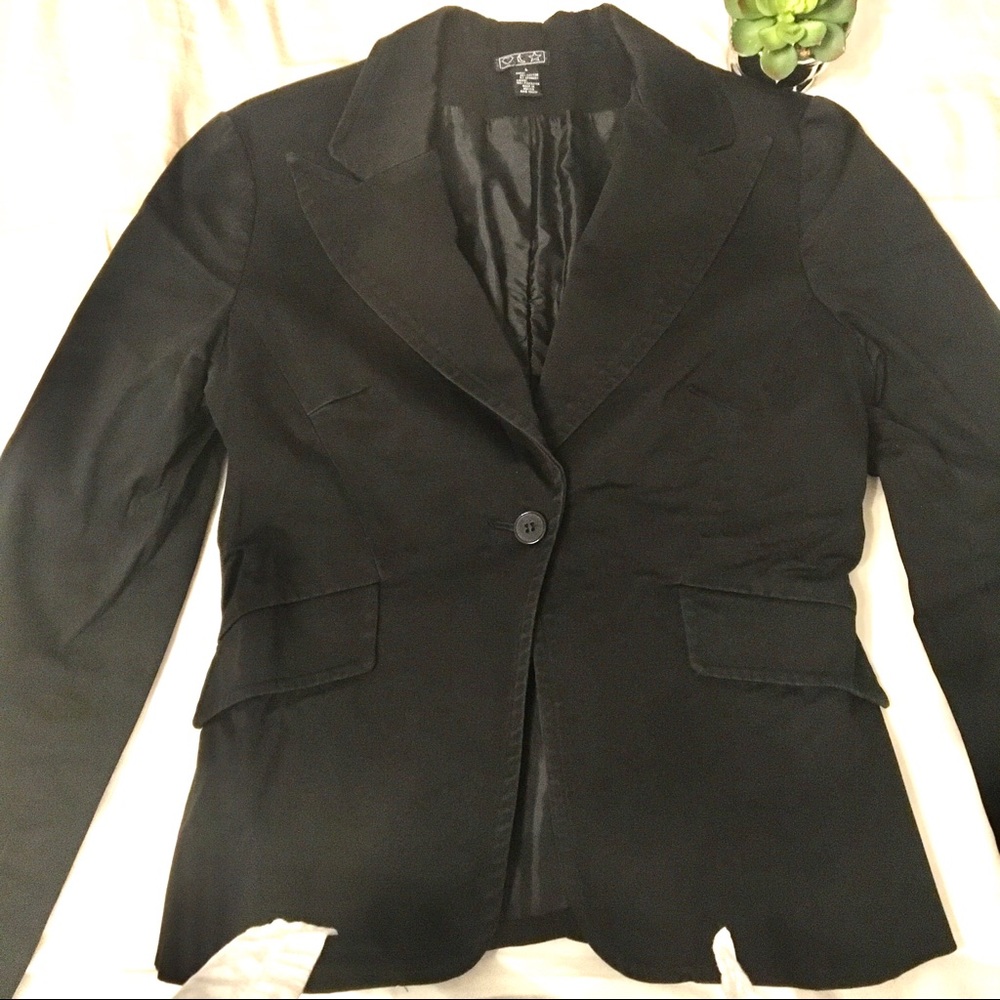Forever 21 women’s black blazer coat jacket